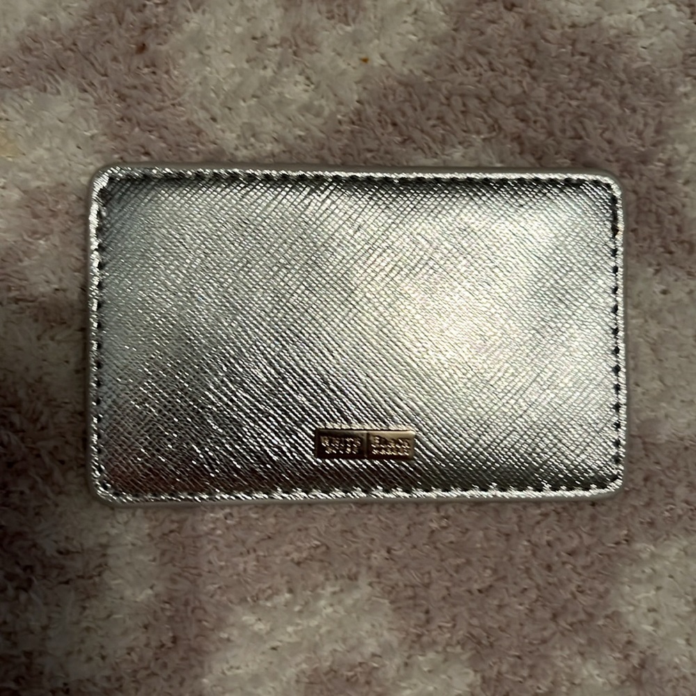 White House Black Market Credit Card Holder, Silver
